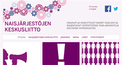 Desktop Screenshot of naisjarjestot.fi