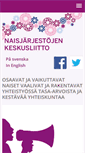 Mobile Screenshot of naisjarjestot.fi